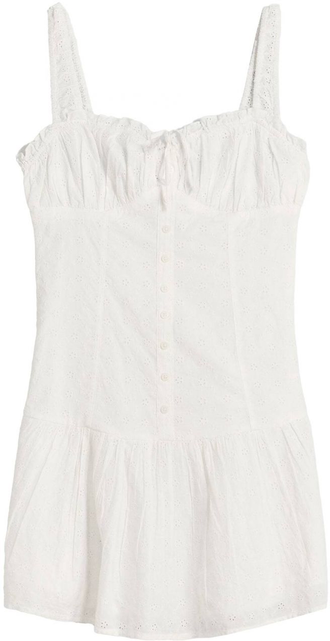 Bershka Letné šaty  biela