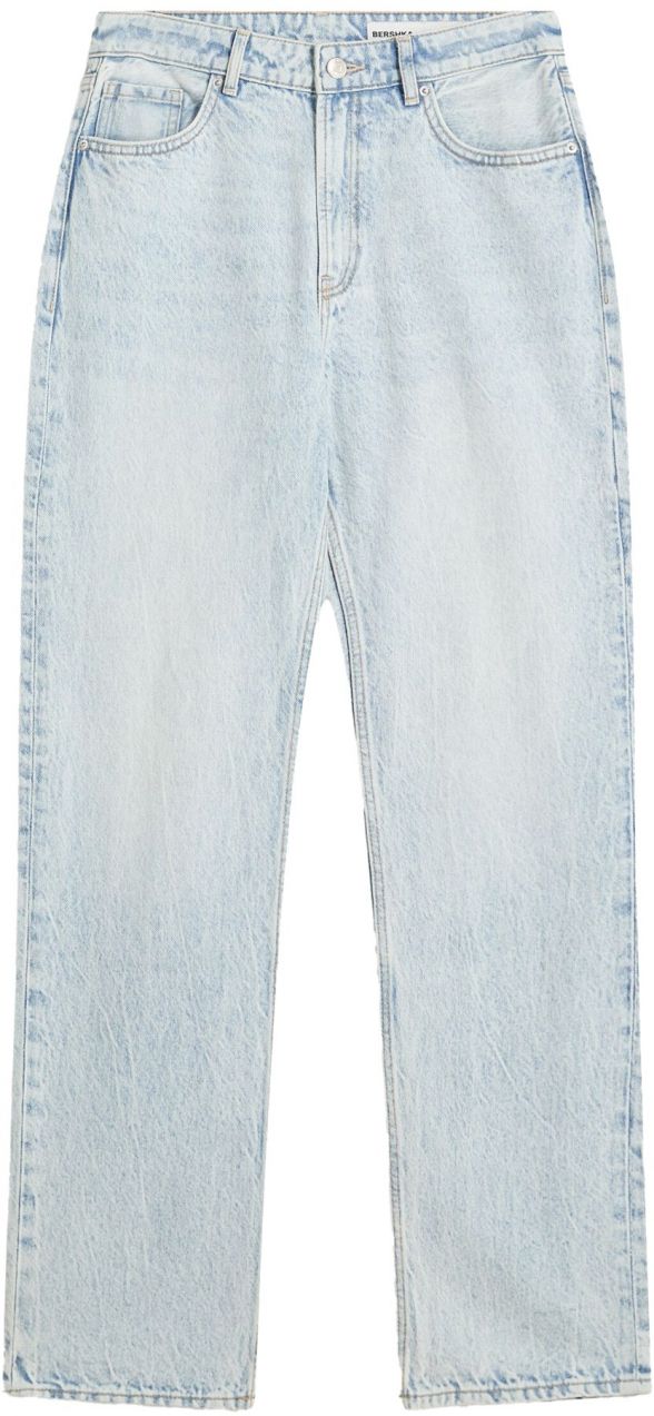 Bershka Džínsy  svetlomodrá