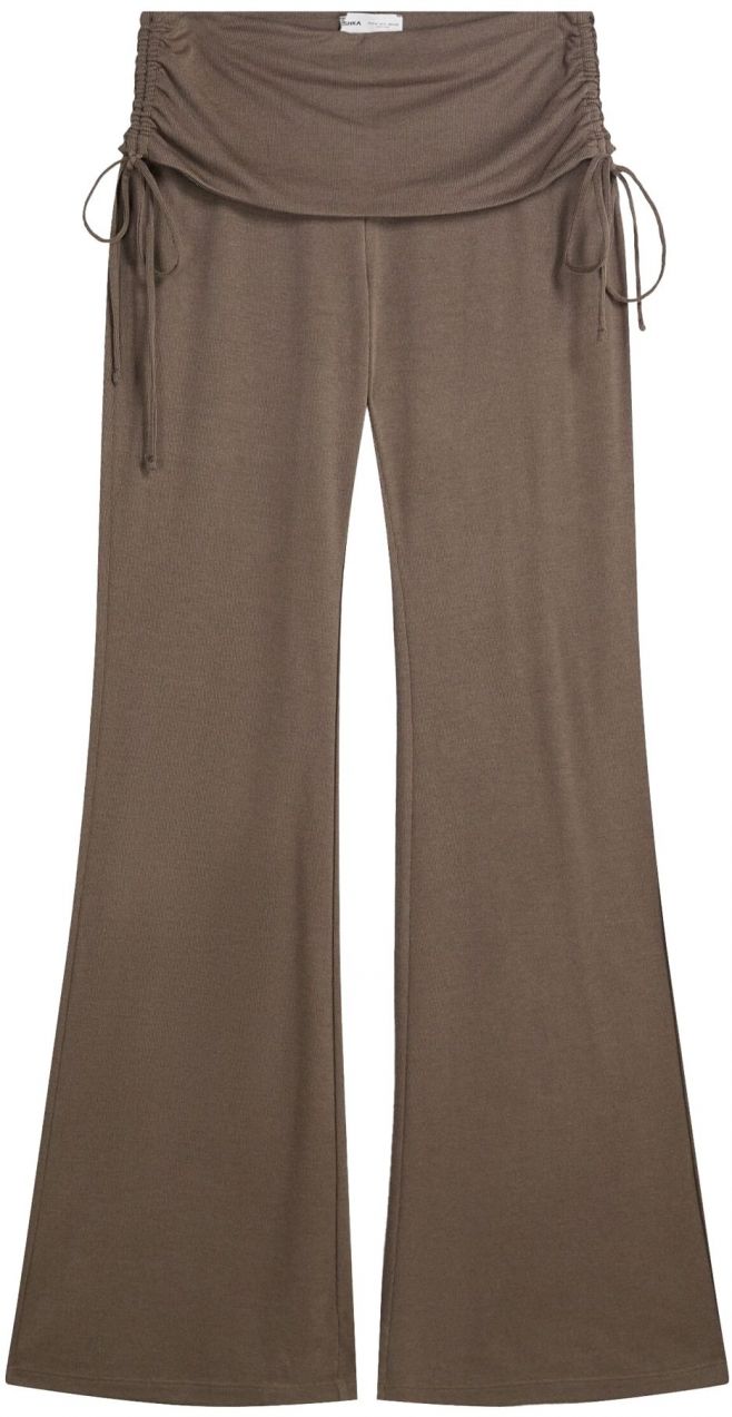 Bershka Nohavice  čokoládová