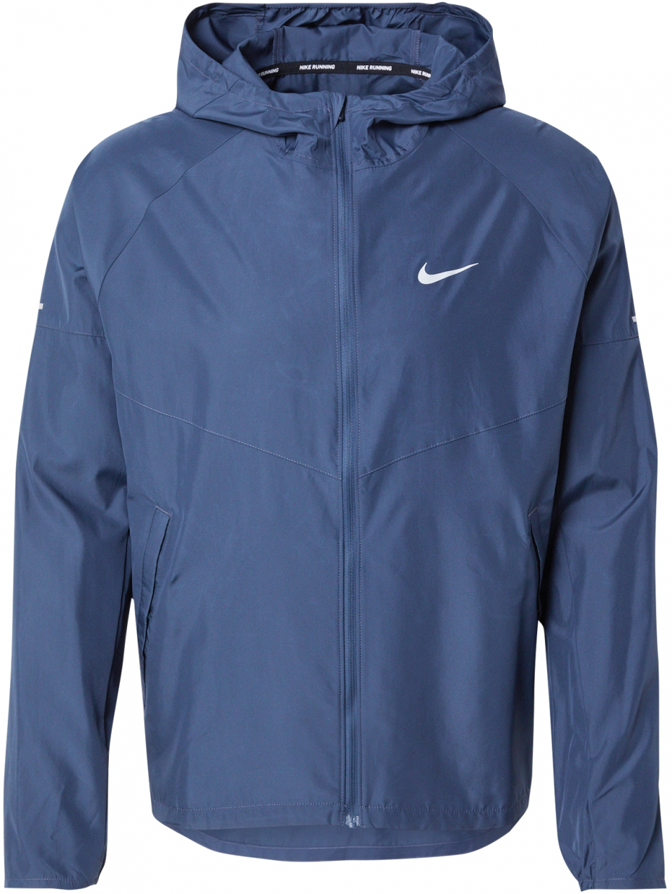 NIKE Športová bunda 'Miler'  enciánová / biela