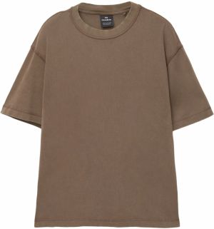 Pull&Bear Tričko  čokoládová