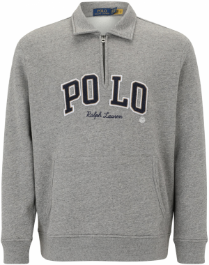 Polo Ralph Lauren Big & Tall Mikina 'SEASONAL'  námornícka modrá / sivá / biela