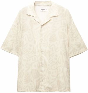 Pull&Bear Košeľa  nebielená / piesková