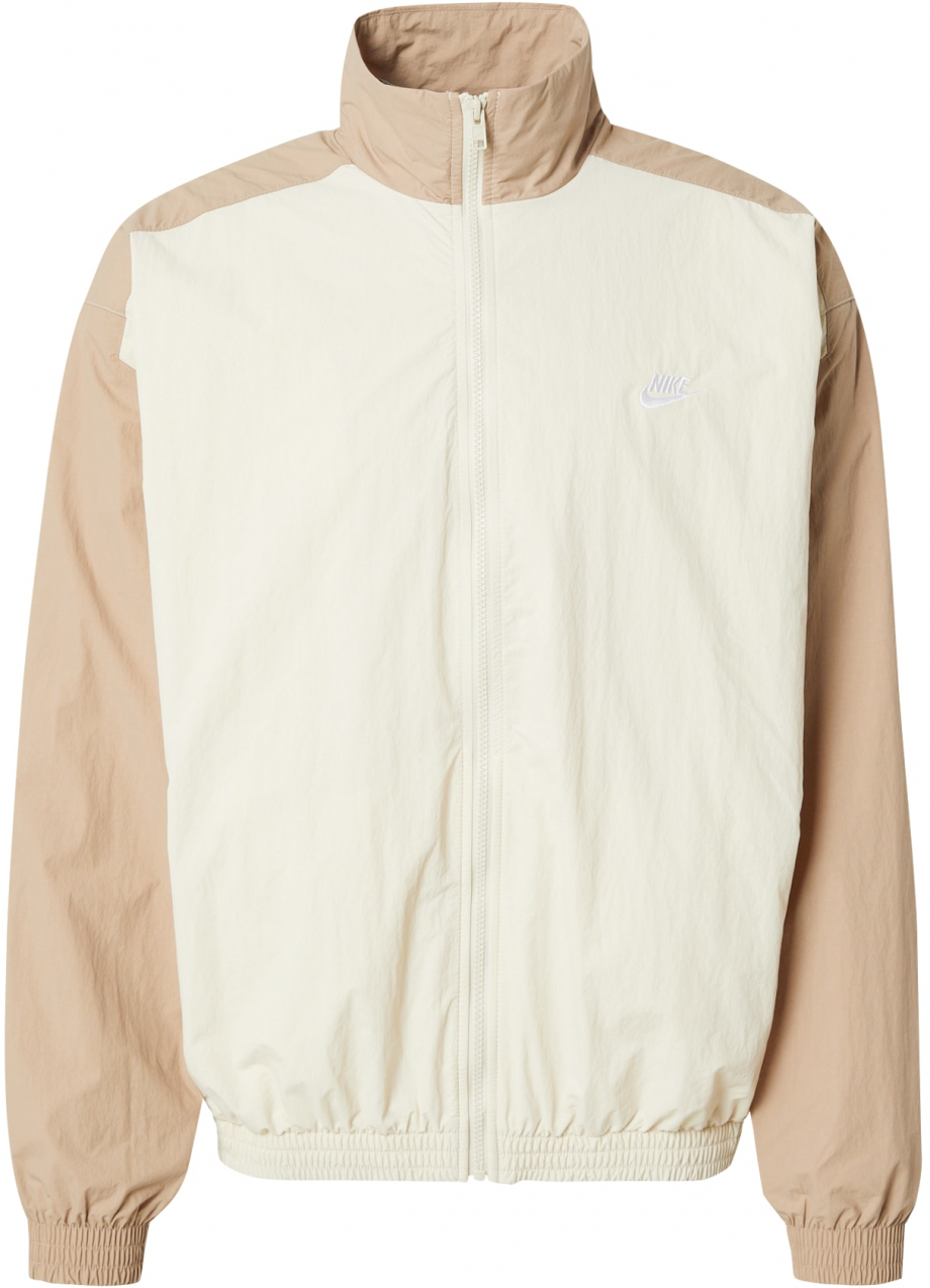 Nike Sportswear Prechodná bunda 'CLUB'  slonová kosť / kaki