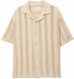 Pull&Bear Košeľa  piesková