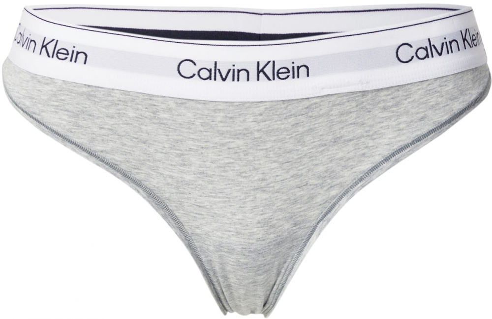 Calvin Klein Underwear Tangá  námornícka modrá / svetlosivá / sivá melírovaná / biela