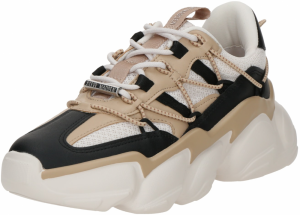STEVE MADDEN Nízke tenisky 'SPECTATOR'  béžová / čierna / biela