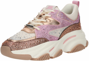 STEVE MADDEN Nízke tenisky 'Privy'  medená / zlatá / eozín / šedobiela