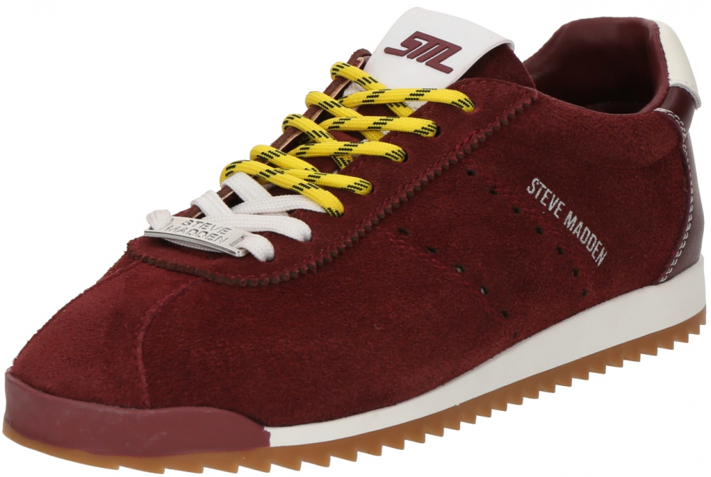 STEVE MADDEN Nízke tenisky 'Mirage'  burgundská / biela