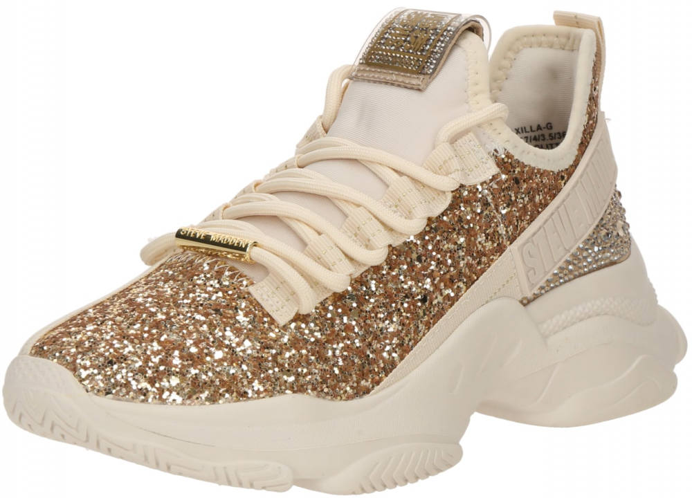 STEVE MADDEN Nízke tenisky 'Maxilla-G'  nebielená / zlatá