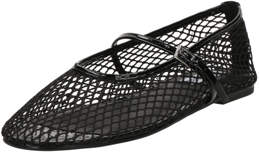 STEVE MADDEN Baleríny s ramienkom 'Mags'  čierna