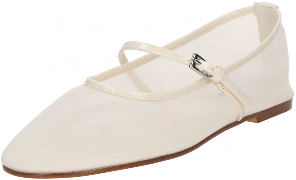 STEVE MADDEN Baleríny s ramienkom 'Mash'  biela ako vlna