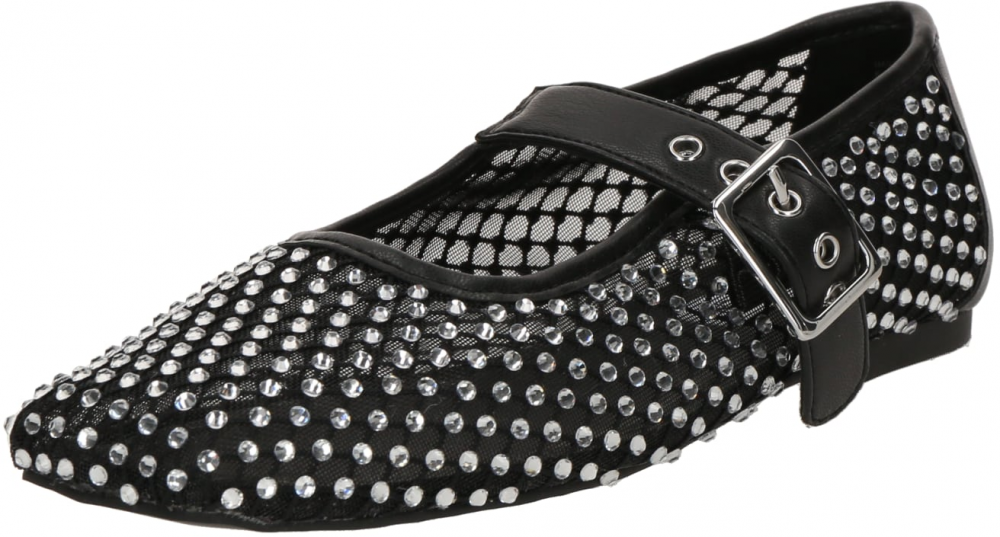 STEVE MADDEN Baleríny s ramienkom 'Marcela'  čierna