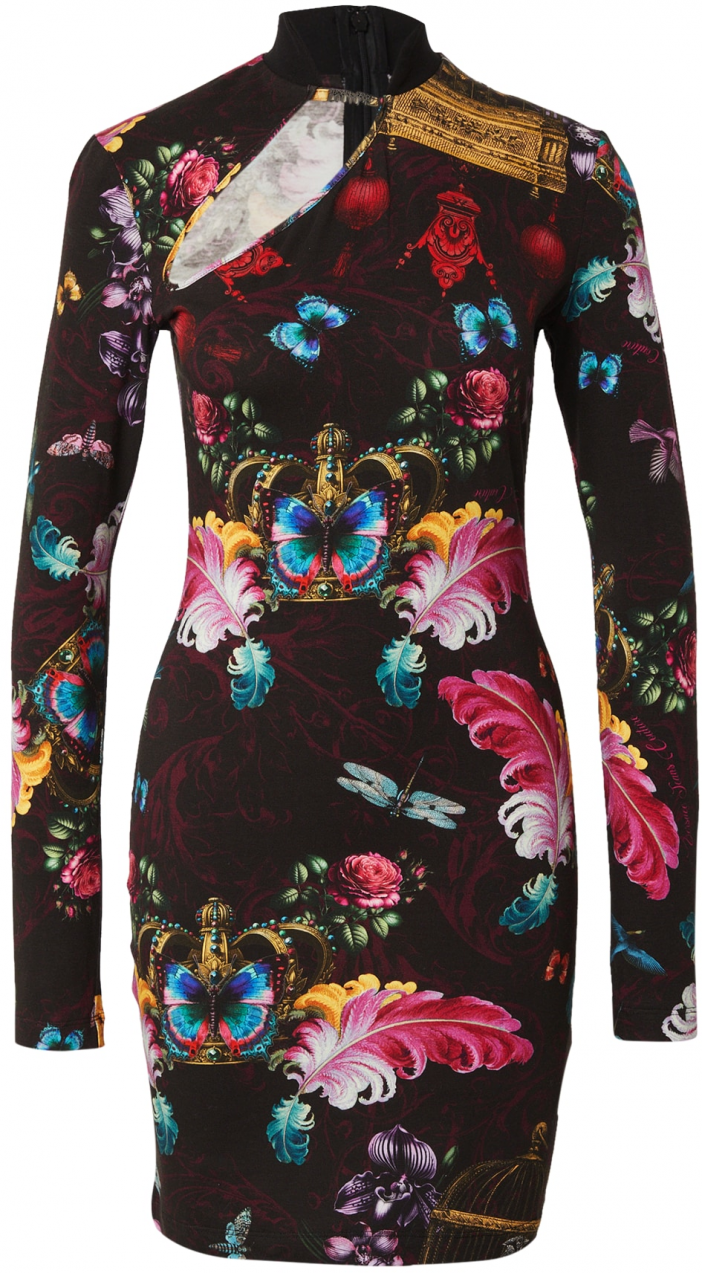 Versace Jeans Couture Šaty  modrá / zelená / ružová / čierna