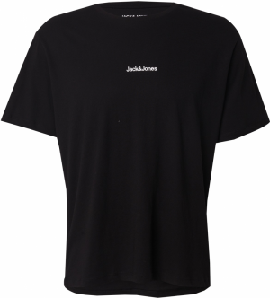 JACK & JONES Tričko 'JJMINE'  tmavožltá / sivá / čierna / biela