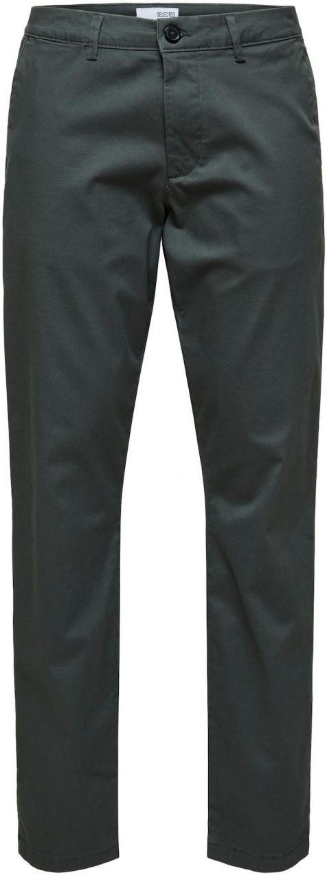 SELECTED Chino nohavice 'Miles Flex'  tmavosivá