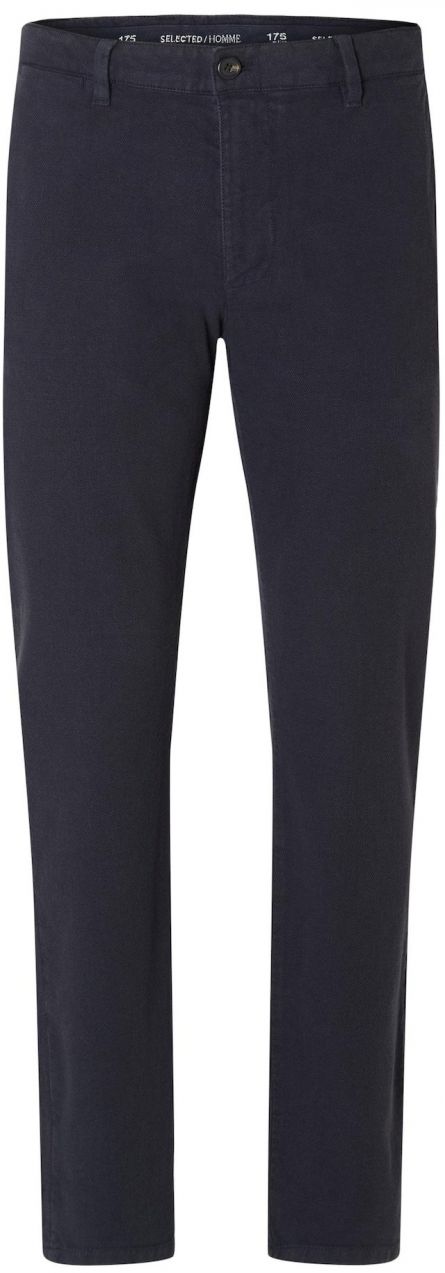 SELECTED Chino nohavice 'MILES'  námornícka modrá