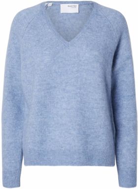 SELECTED Sveter 'SLFLulu'  modrá denim