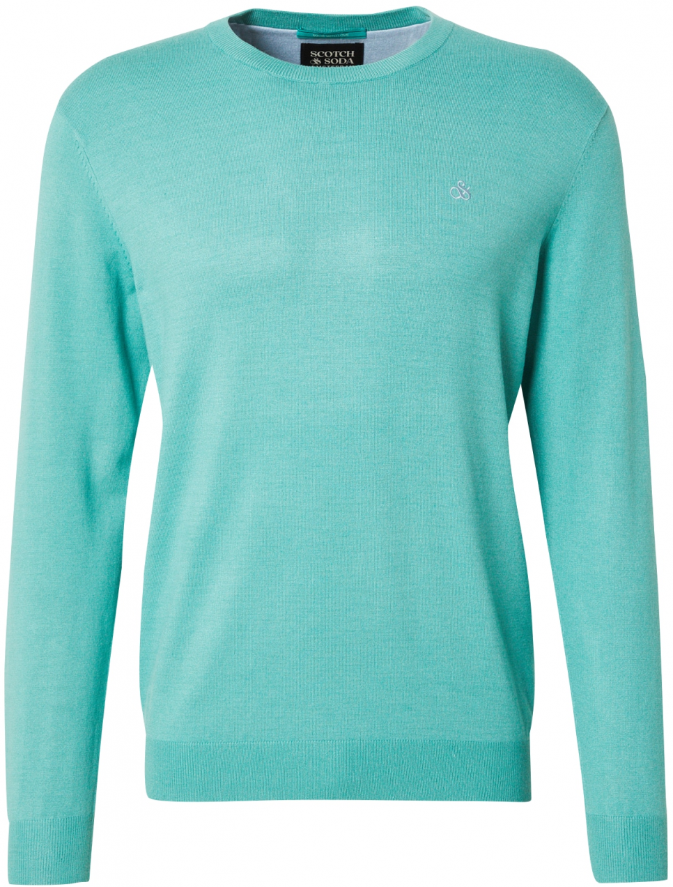 SCOTCH & SODA Sveter 'Seasonal Core'  tyrkysová