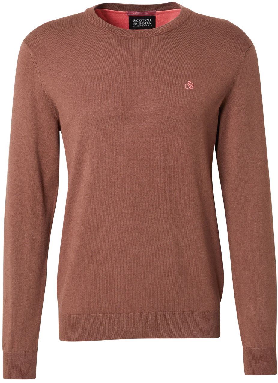 SCOTCH & SODA Sveter 'Seasonal Core'  hnedá