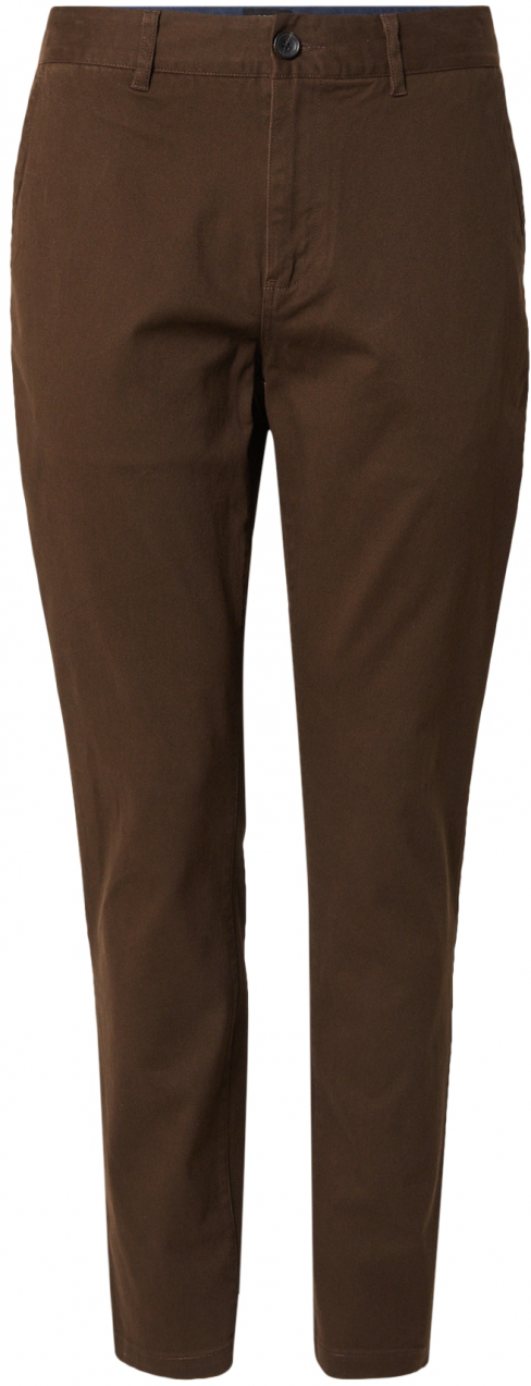 SCOTCH & SODA Chino nohavice 'Seasonal Core - Stuart'  tmavohnedá