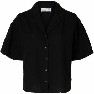 SELECTED Blúzka 'SLFLUISA'  čierna