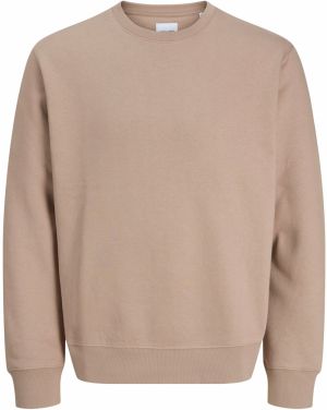 JACK & JONES Mikina 'JJESTAR'  svetlohnedá