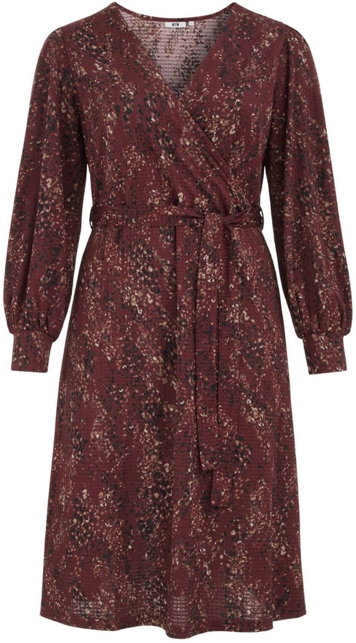 WE Fashion Šaty  burgundská / vínovo červená
