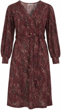 WE Fashion Šaty  burgundská / vínovo červená