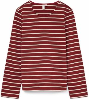 VERO MODA Tričko 'VMFILUKKA'  hrdzavohnedá