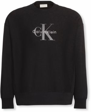 Calvin Klein Jeans Mikina  horčicová / čierna / biela