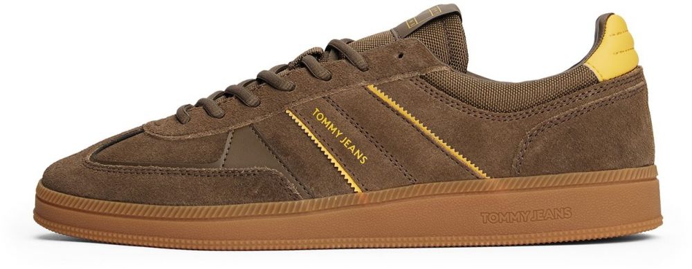 Tommy Jeans Nízke tenisky 'THE GREENWICH'  žltá / kaki