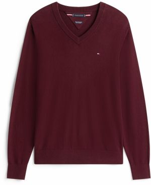 TOMMY HILFIGER Sveter  bordová