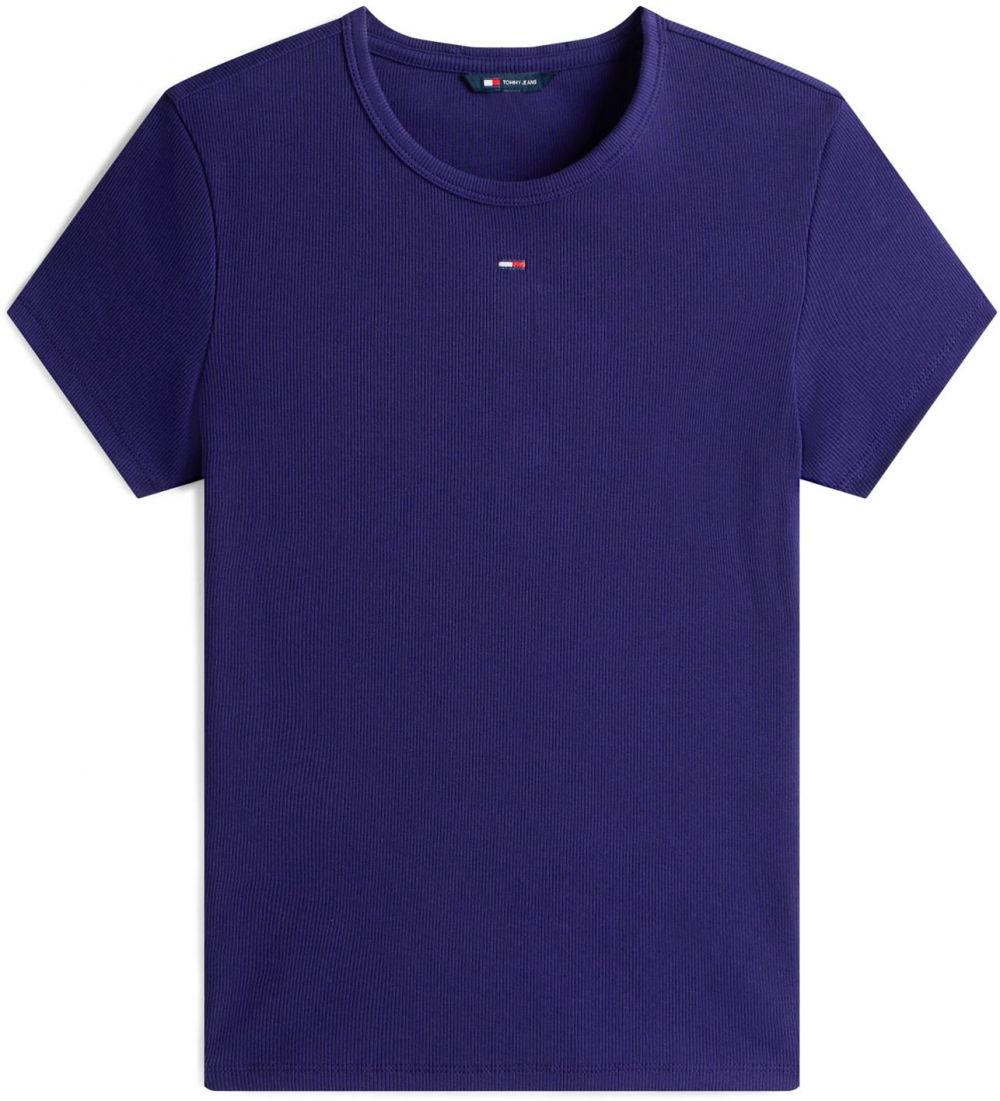 Tommy Jeans Tričko 'ESSENTIAL'  modrofialová