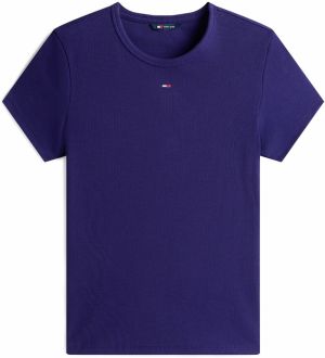 Tommy Jeans Tričko 'ESSENTIAL'  modrofialová