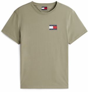 Tommy Jeans Tričko 'ESSENTIAL'  námornícka modrá / olivová / brusnicová / biela
