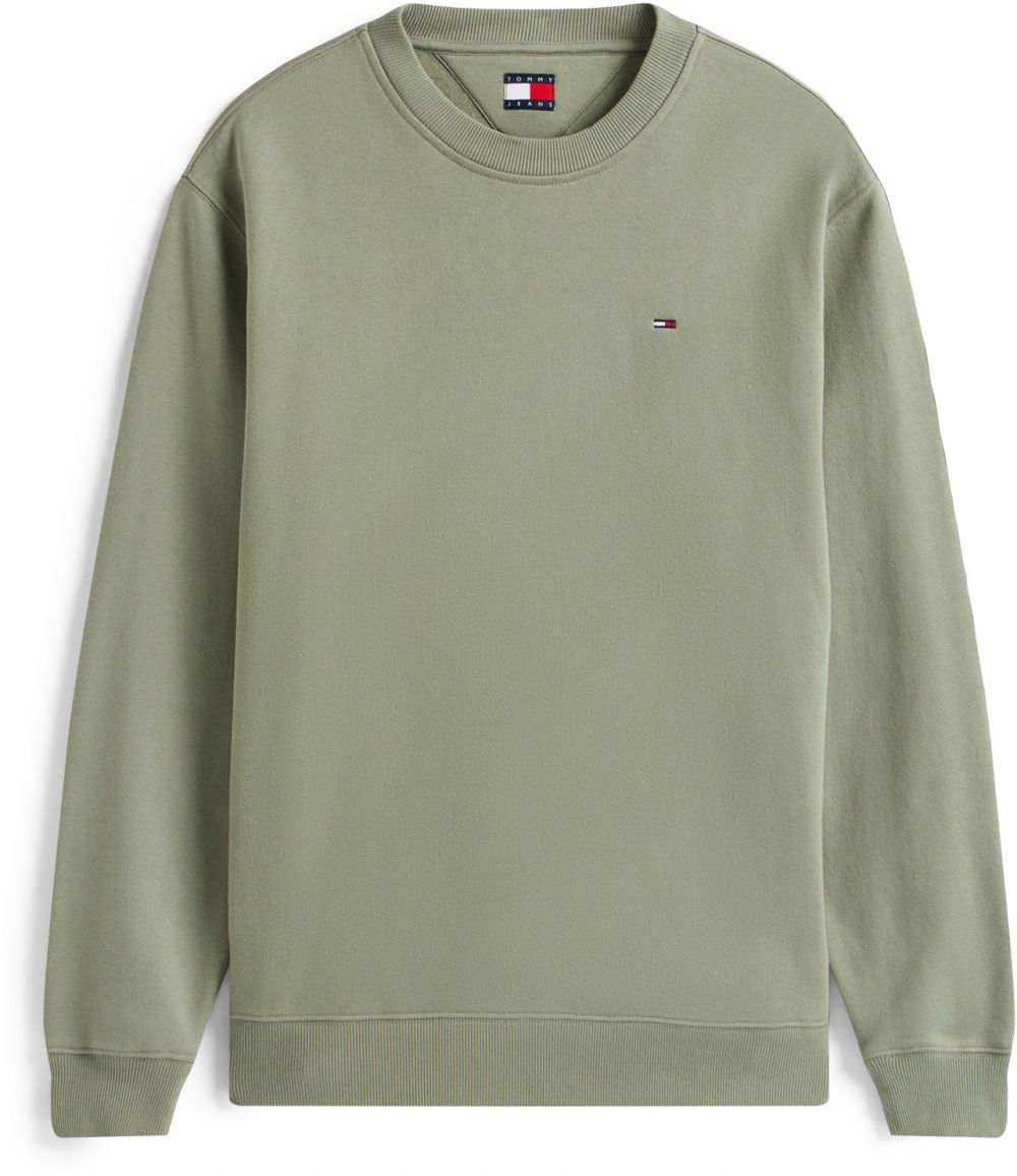 Tommy Jeans Mikina  námornícka modrá / kaki / červená / biela
