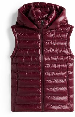 TOMMY HILFIGER Vesta  vínovo červená