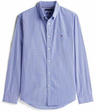 TOMMY HILFIGER Košeľa 'FLEX'  modrá / biela
