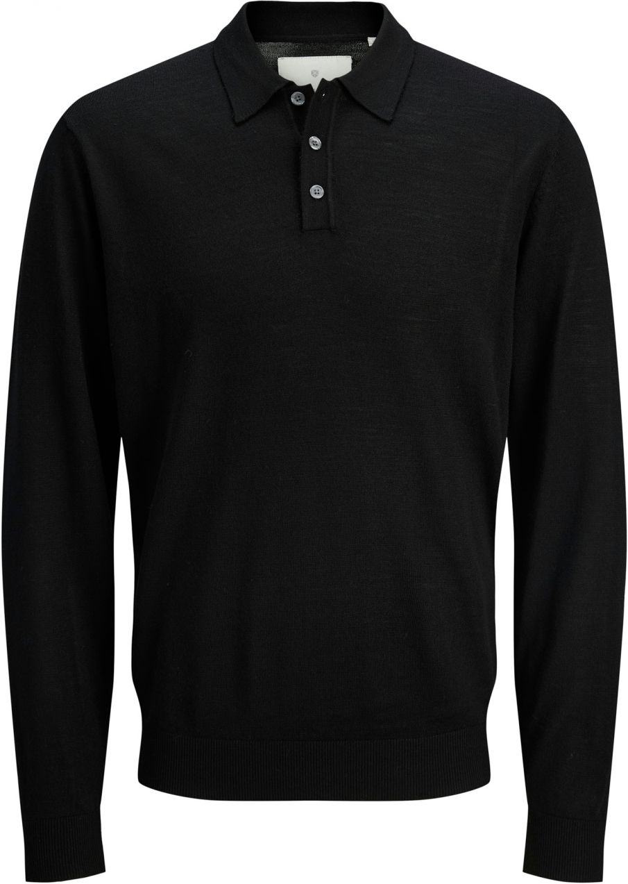 JACK & JONES Sveter  čierna