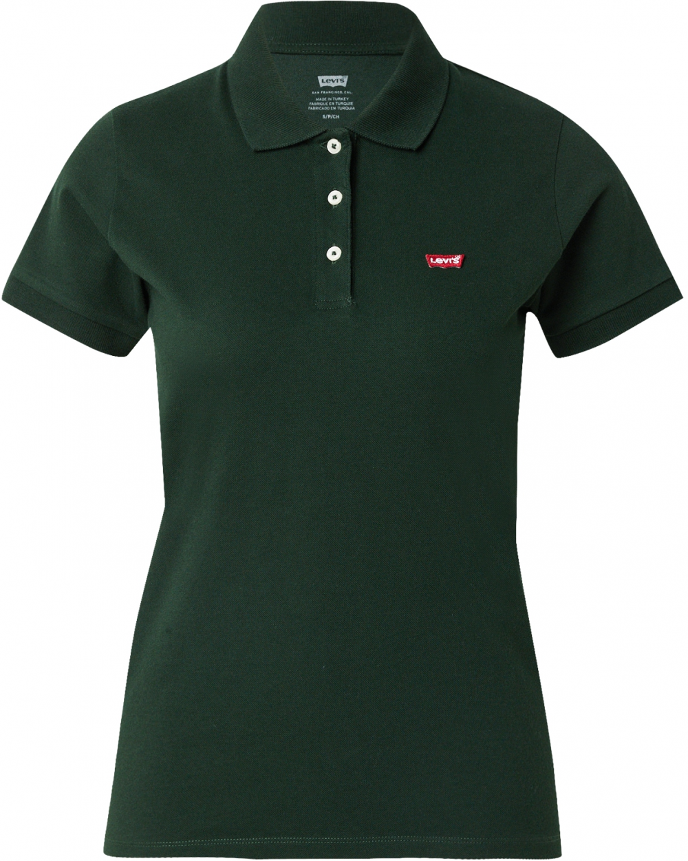 LEVI'S ® Tričko  tmavozelená / červená