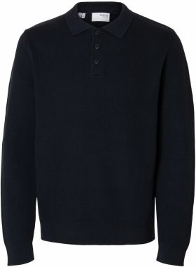 SELECTED Sveter 'SLHDANE'  tmavomodrá