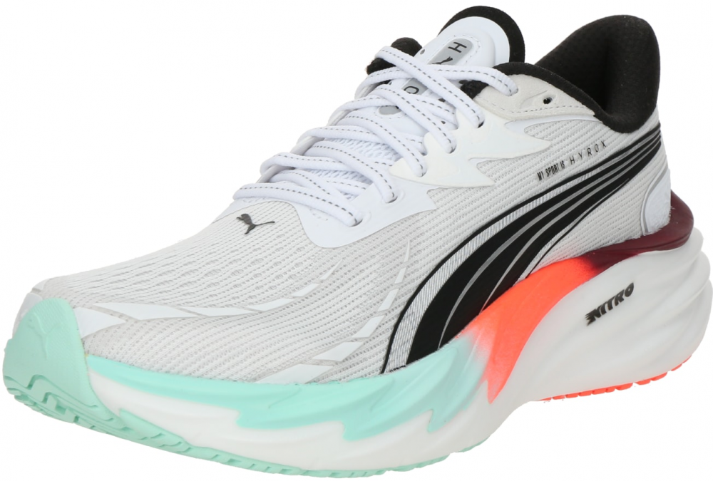 PUMA Bežecká obuv 'Velocity NITRO 4 HYROX'  čierna / biela