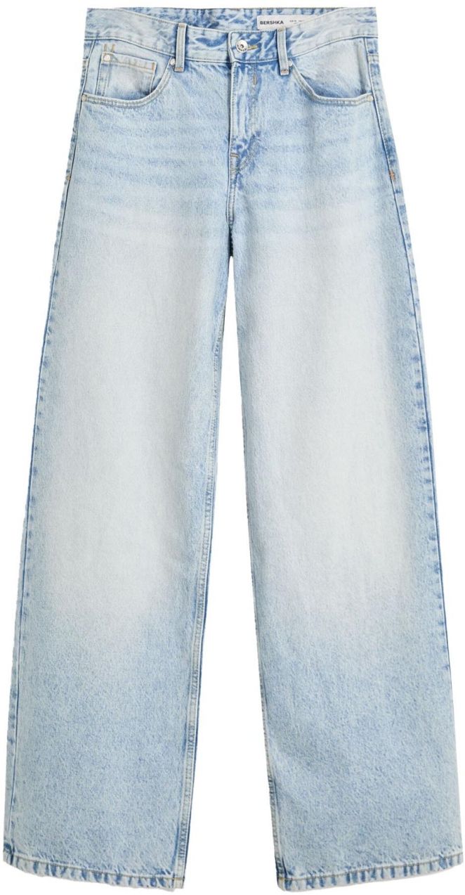 Bershka Džínsy  svetlomodrá