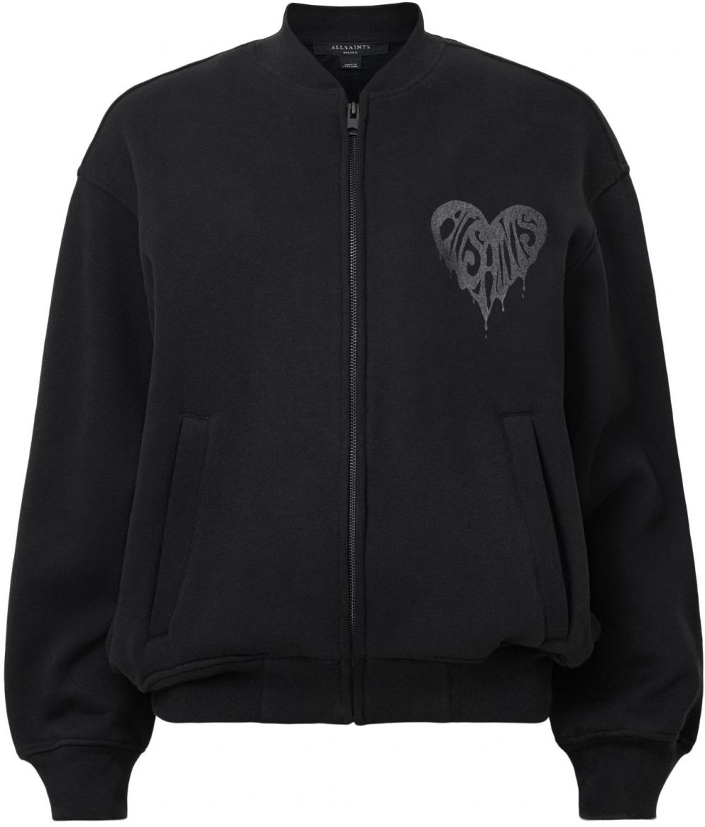 AllSaints Prechodná bunda 'BELLE'  čierna / biela