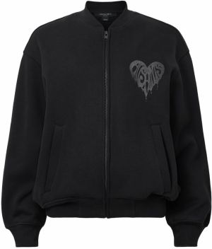 AllSaints Prechodná bunda 'BELLE'  čierna / biela