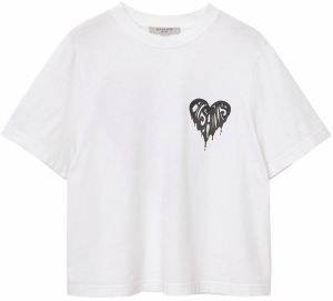 AllSaints Tričko 'TRIP LISA'  čierna / biela