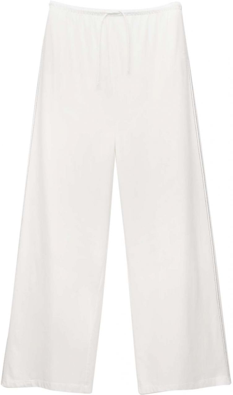 Pull&Bear Nohavice  biela
