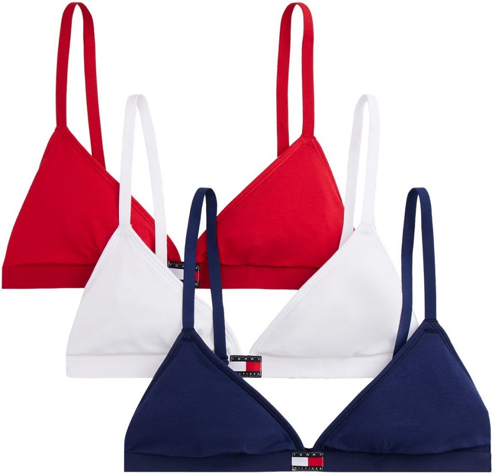 Tommy Hilfiger Underwear Podprsenka  tmavomodrá / červená / biela