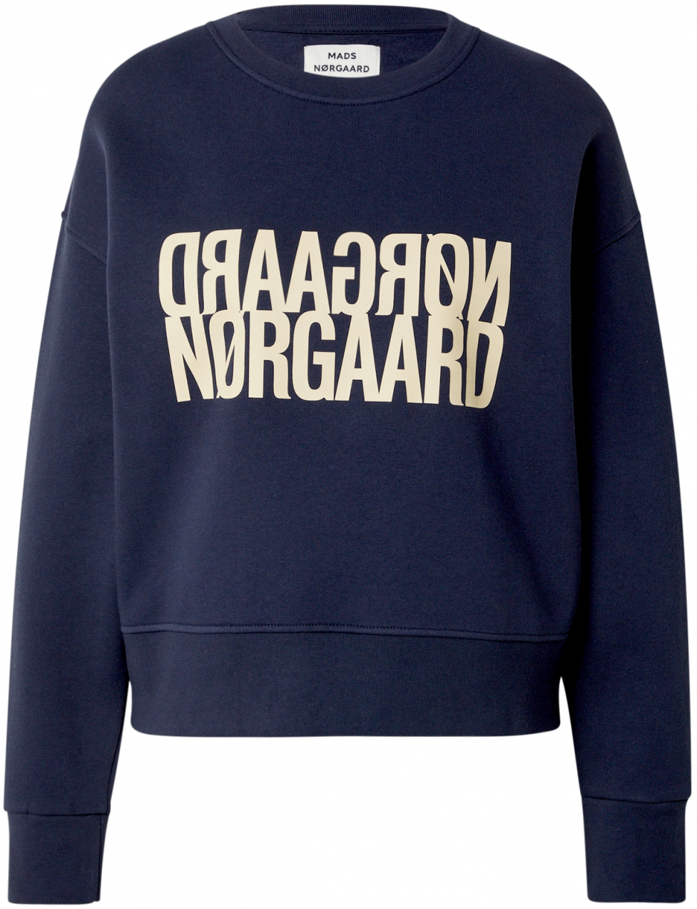 MADS NORGAARD COPENHAGEN Mikina 'Tilvina'  tmavomodrá / svetložltá